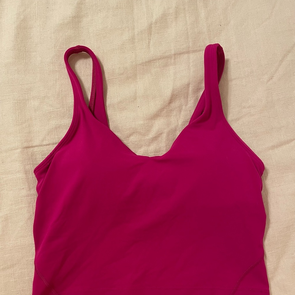 Lululemon Ripened Raspberry Align Tank Size 6 - image 2